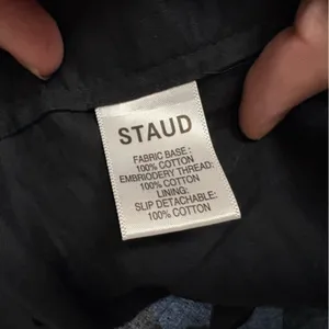 STAUD Mini‎ Black Hyacinth Dress Eyelet Lace Size Medium thumbnail 8