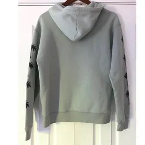 Billabong Womens Palm Tree Sleeve Graphic Hoodie Sage Green Small Sweatshirt‎ thumbnail 2