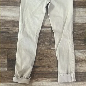 Hudson beige skinny midrise nico jeans thumbnail 5