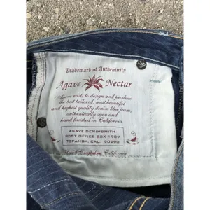 Agave Nectar Sirena Striped Flare Jeans Womens Size 27 Low Rise Denim Y2K USA thumbnail 14