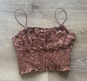 PacSun Brown Swirl Cropped Tank thumbnail 4