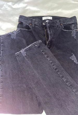 Abercrombie 90s Straight Ultra High Rise thumbnail 3