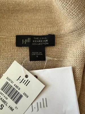 NWT $ 129 j.jill Woman’s Wearever Double-Knit Sweater-Jacket, Sz S thumbnail 8