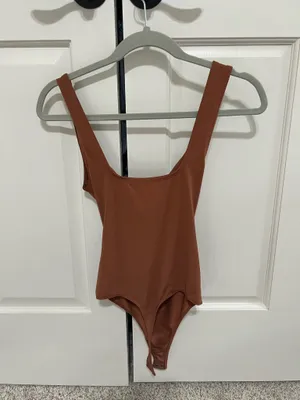 Abercrombie & Fitch Brown cutout bodysuit thumbnail 2