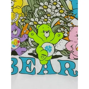 Care Bears Retro Graphic T Shirt White Crew Neck Cartoon Tee‎ Size Medium thumbnail 5