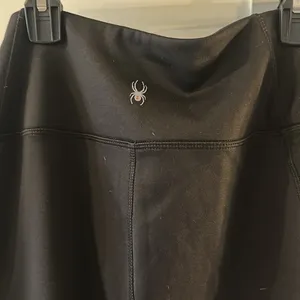 Black High-Waisted Leggings fleece lined‎ thumbnail 4