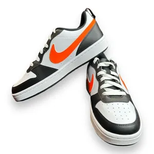 Nike Court Borough Low 2 (GS) BQ5448-115 Size 6.5Y/8 Women White/Black‎ Sneaker thumbnail 5