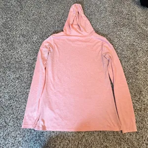 Nike Dri-FIT Womens Small Pink Heathered Long Sleeve Pullover Training‎ Hoodie thumbnail 6
