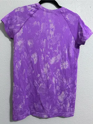Lululemon Swiftly Tech Shirt 2.0 Shadow Bloom Magenta Faint Lavender thumbnail 4