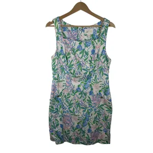 NWT Lilly Pulitzer The Lilly Shift Dress Sz 10 Just A Pinch Floral Preppy Resort thumbnail 2