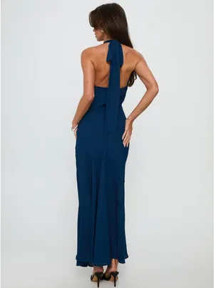Princess Polly Luannie Halter Scarf Tie Maxi Dress thumbnail 3