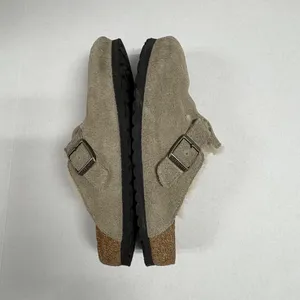 Birkenstock Boston Shearling Suede Leather - Taupe -‎ Size 40. thumbnail 10