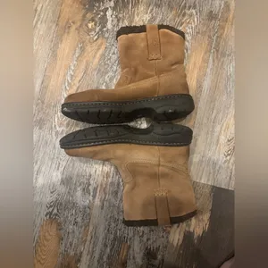 Ariat Fleece Fur Chukka Boots Cowboy Western Genuine Leather Suede Size 7.5 thumbnail 5