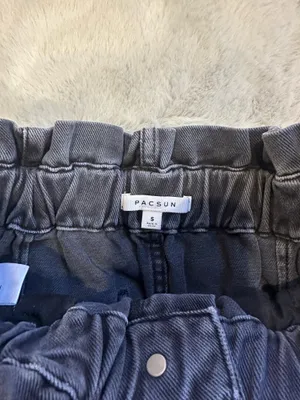 Pacsun Cinched Denim Washed Skirt thumbnail 3