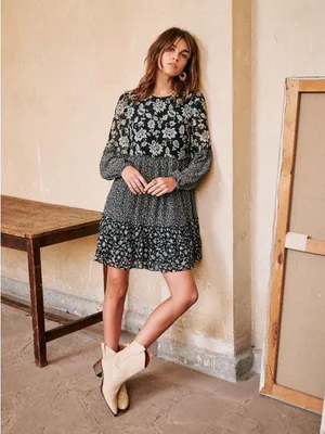 Sézane Silk Blend Mini Dress thumbnail 2