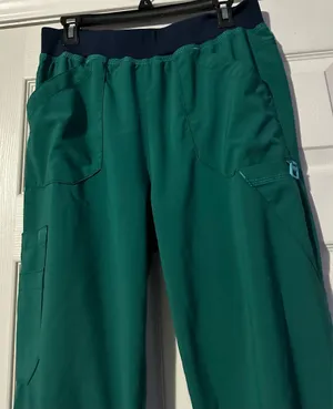 Carhartt Medical Top with Blue Trim and bottom is a size Large. thumbnail 9