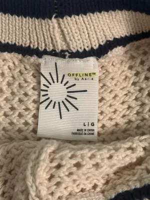 Aerie Offline Crochet Open Knit Shorts thumbnail 4