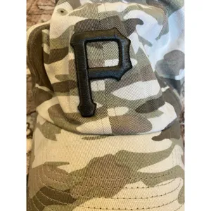 Pittsburgh Pirates Camo Baseball Fan Favorite Adjustable Hat OSFA thumbnail 3