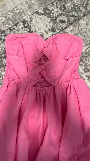 pink strapless dress Size XS thumbnail 4
