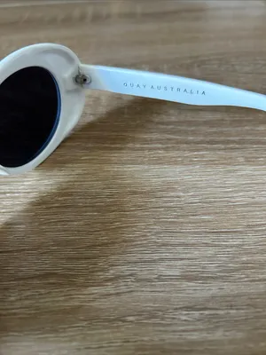 Quay Australia frivolous White Oval Sunglasses thumbnail 7