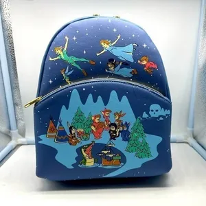 NEW Loungefly Disney Peter Pan Never Land Mini Backpack thumbnail 1