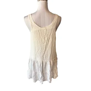 Splendid Collections White Tiered Summer Dress Size S thumbnail 2