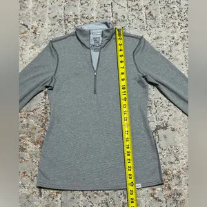 PATAGONIA Capilene base layer shirt size XS 1/4 zip gray thumbnail 6