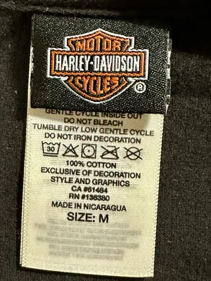 HARLEY DAVIDSON Gulf Coast Ft Walton Beach Florida long sleeve T-shirt size M thumbnail 6
