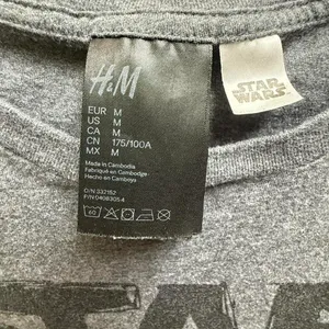 H&M Men's Gray Star Wars Graphic Tee thumbnail 2