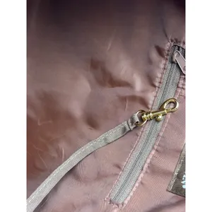 Anna Griffin Damask Craft Tote Bag Chartreuse Gold Laminated‎ Travel Luxury thumbnail 5