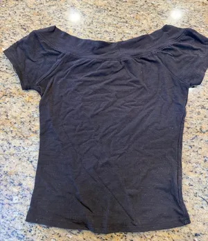 Edikted Black Off Shoulder Fitted Top Size S thumbnail 1