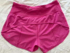 Lululemon Speed Up High-Rise Shorts 4" ?sonic pink size 10 thumbnail 2