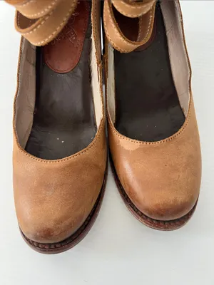 Freebird by Steven Randi Tan Womens Shoes Leather Upper Lining and Soles Ankle Straps Sz 8 thumbnail 3