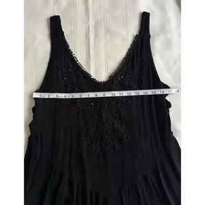 Intimately Free People DelphineEmbellished Slip Dress FlowySequin Black XS NWT thumbnail 9
