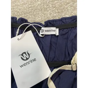 Women's Blue Sleeveless Dress Size L 100% Cotton thumbnail 9