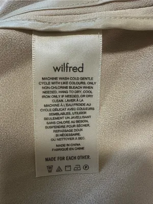 NWT Aritzia wilfred chevalier blazer cool beige office preppy minimalist sz 10 thumbnail 6