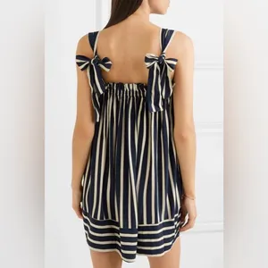Faithful The Brand Ocean Dip Dress in Mazur Stripe Print thumbnail 2