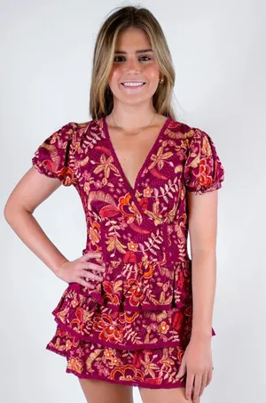Boutique Floral Dress thumbnail 1