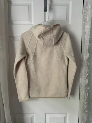 The North Face Women's Cream Sherpa fleece Pullover Hoodie women size XS thumbnail 7