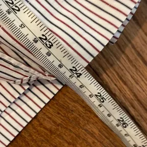 J.Crew striped embroidered tie front blouse size M thumbnail 9
