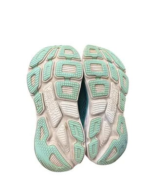 Hoka One Bondi 7 wms teel green walking running sneakers sz 8..5 SKU 10-415 thumbnail 5
