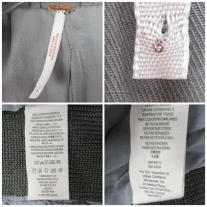 FREE PEOPLE Cool & Clean Faux-Leather Jacket Ribbed Knit Insets Zip Cuffs Size thumbnail 10