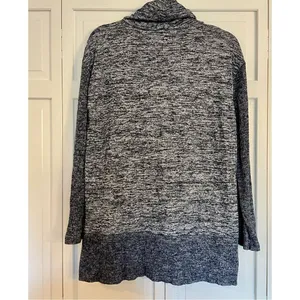Gap navy cowl neck space dye sweater medium thumbnail 7