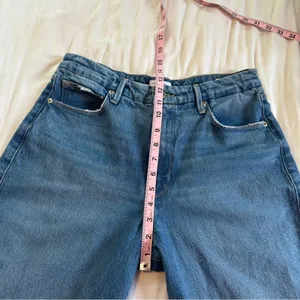 Good American Good Mom Jeans 6/28 High Rise Tapered Leg thumbnail 10