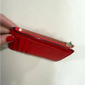 Kate Spade Red Card Holder/ Key Chain thumbnail 3