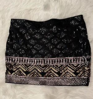 Guess Sequined Mini Skirt thumbnail 1