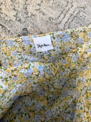 One Sleeve Sky to Moon Floral Dress thumbnail 4