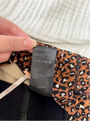 Women's Free People Brown Black Leopard Print Bike Shorts S Rayon thumbnail 4