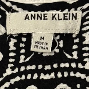 Anne Klein Womens Dress Black White Medallion‎ Paisley High-Low Size M thumbnail 3