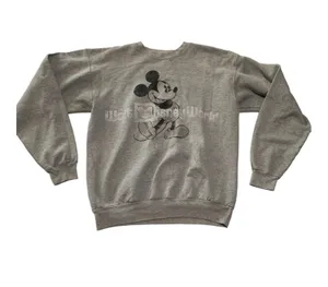 Walt Disney World disneyland womens small mickey mouse crewneck sweatshirt pullo thumbnail 1